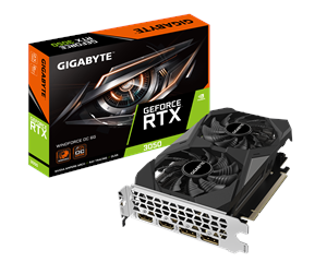 Grafikkort - GIGABYTE GeForce RTX 3050 WindForce 2 OC - 6GB GDDR6 RAM - Grafikkort - GV-N3050WF2OC-6GD