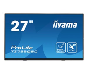 Skjerm - 27" iiyama ProLite T2755QSC-B1 - Touchscreen - 2560x1440 - IPS - T2755QSC-B1