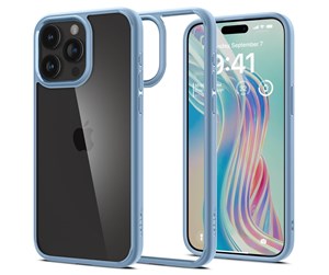 Mobil - Deksel og etui - Spigen Crystal Hybrid - sierra blue - iPhone 15 Pro Max - ACS06447