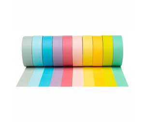 Arts & Crafts - Tilbehør - Colorations - Washi Tape Pastel Colors Set of 10 - 28AT02