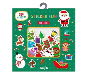 Kreative leker - Boek Specials Nederland BV Stickerfun Christmas with 200 Stickers - 9789403219851