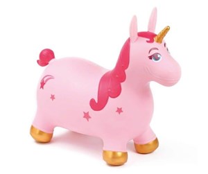 Babyleker - LUDI - Jumping animal - Unicorn - (LU90040) - (LU90040)