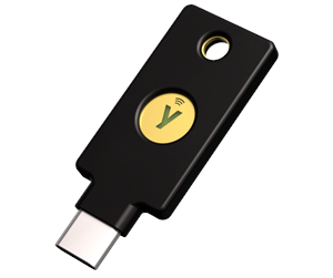 Kabinett tilbehør (kjølepasta mv.) - Yubico Security Key C NFC (USB-C) - Black - V. 5.71 - 5060408465301