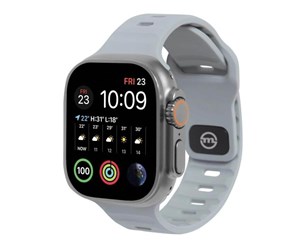 Smartklokke - Tilbehør - Mobile Origin Strap - light gray- Apple Watch 49mm/45mm/44mm/42mm - AWS-01-LGR