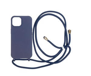 Mobil - Deksel og etui - Mobile Origin Lanyard Case - blue - iPhone 15 - LYC-S-BLU-15