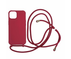 Mobil - Deksel og etui - Mobile Origin Lanyard Case - cherry - iPhone 14 - LYC-S-CHR-14