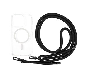 Mobil - Deksel og etui - Mobile Origin Lanyard MagSafe Case - clear - iPhone 14 Pro - LYC-S-CLR-MS-14PRO