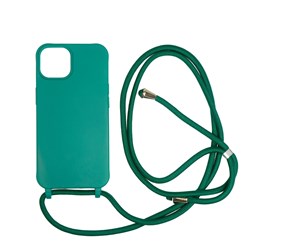 Mobil - Deksel og etui - Mobile Origin Lanyard Case - dark green - iPhone 14 - LYC-S-GRN-14