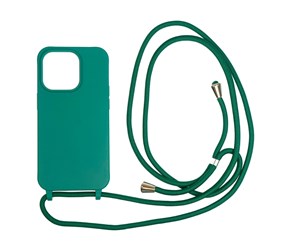 Mobil - Deksel og etui - Mobile Origin Lanyard Case - dark green - iPhone 14 Pro - LYC-S-GRN-14PRO