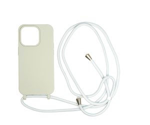 Mobil - Deksel og etui - Mobile Origin Lanyard Case - light grey - iPhone 14 Pro - LYC-S-LGR-14PRO