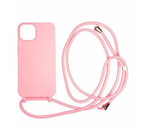 Mobil - Deksel og etui - Mobile Origin Lanyard Case - pink - iPhone 14 - LYC-S-PNK-14