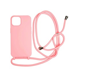 Mobil - Deksel og etui - Mobile Origin Lanyard Case - pink - iPhone 15 - LYC-S-PNK-15