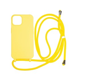 Mobil - Deksel og etui - Mobile Origin Lanyard Case - yellow - iPhone 14 - LYC-S-YLW-14