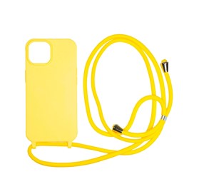 Mobil - Deksel og etui - Mobile Origin Lanyard Case - yellow - iPhone 15 - LYC-S-YLW-15