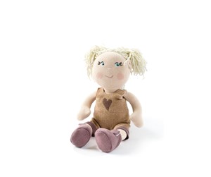 Dukker, Bamser & Utstyr - Smallstuff - Knitted Doll 30 cm - Olivia - 40010-06