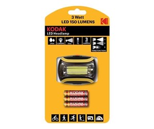 Lommelykter  - KODAK LED Headlamp - 150 Lumen - 5989