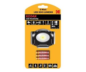 Lommelykter  - KODAK LED Headlamp 300 Lumen - 5990