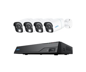 Smarthus - REOLINK 8 Channel 8MP NVR System with 4x 8MP Bullet PoE Camera - NVS8-8MB4