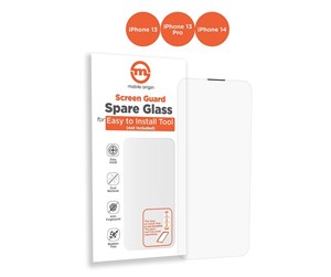 Mobil - Beskyttelsesglass - Mobile Origin Orange Screen Guard Spare Glass iPhone 14/13 Pro/13 - SGA-SP-i14