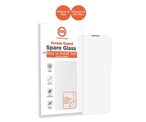 Mobil - Beskyttelsesglass - Mobile Origin Orange Screen Guard Spare Glass iPhone 14 Plus/13 Pro Max - SGA-SP-i14Plus