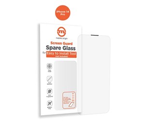 Mobil - Beskyttelsesglass - Mobile Origin Orange Screen Guard Spare Glass iPhone 14 Pro - SGA-SP-i14Pro