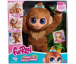 Dukker, Bamser & Utstyr - FurReal Peanut The Playful Monkey 40 cm - 272-28113