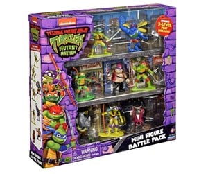 Figurer - Turtles Mutant Mayhem Mini Figure Battle Pack - 46-83562