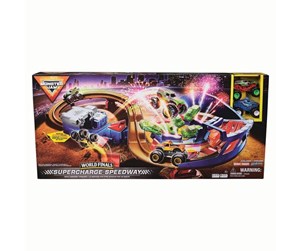 Leketøysbil - Monster Jam 1:64 Super Charger Speedway Sett - 6071089