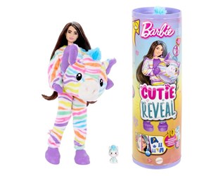 Dukker, Bamser & Utstyr - Barbie Cutie Reveal Color Dreams Zebra - 960-2479