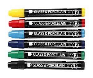 Kreative leker - Creativ Company Glass & Porcelain Marker - 31651