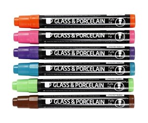 Kreative leker - Creativ Company Glass & Porcelain Marker - 31652