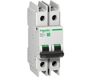 Komponenter for switchboxes og skap - Schneider Electric Circuit breaker Multi9 C60bp 2P C-characteristic 10A 480Y/277 UL489 - M9F42210