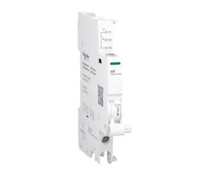 Komponenter for switchboxes og skap - Schneider Electric Acti9 Signal contact iOF 1OC 2mA to 100mA for iC60 RCBO iC40 iCV40 screw terminal bottom 24...230V AC - A9A26914