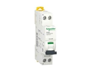 Komponenter for switchboxes og skap - Schneider Electric Circuit breaker iC40N 1 Pole + Zero B characteristic 10A 6/10kA breaking capacity Icu - A9P44610