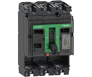 Komponenter for switchboxes og skap - Schneider Electric Circuit breaker without current relay ComPacT NSX100B 25 kA at 415 VAC 50/60 Hz 100 A 3 poles - C10B3