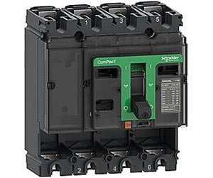 Komponenter for switchboxes og skap - Schneider Electric Circuit breaker without current relay ComPacT NSX160B 25 kA at 415 VAC 50/60 Hz 160 A 4 poles - C16B4