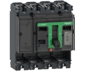 Komponenter for switchboxes og skap - Schneider Electric Circuit breaker without current relay ComPacT NSX160F 36 kA at 415 VAC 50/60 Hz 160 A 4 poles - C16F4