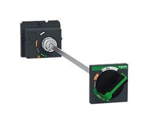 Komponenter for switchboxes og skap - Schneider Electric Extended rotary handle ComPacT NSX 100/160/250 black handle shaft length 185 to 600 mm IP55 - LV429338T