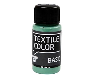 Kreative leker - Creativ Company Textile Color Semi-opaque Textile Paint - Sea Green 50ml - 34188