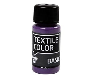 Kreative leker - Creativ Company Textile Color Semi-opaque Textile Paint - Lavender 50ml - 34190