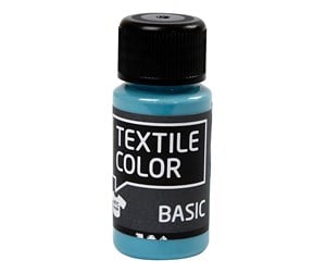 Kreative leker - Creativ Company Textile Color Semi-opaque Textile Paint - Pigeon Blue 50ml - 34197