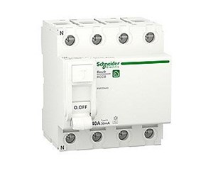 Komponenter for switchboxes og skap - Schneider Electric Resi9 XP RCD/HPFI residual current circuit breaker 4P 40A 30mA class A 72mm - R9R35440