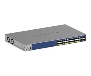 Switch/splitter - Netgear Smart - switch - 24 ports - smart - rack-mountable - GS728TXP-300EUS