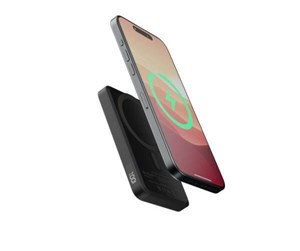 Nødlader - Xtorm Magnetic Wireless 15W Power Bank USB-C 5.000mAh Nødlader - Svart - 5000 mAh - FS5W051