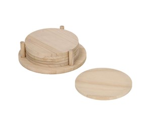 Arts & Crafts - Tilbehør - Playwood Decorate your own Wooden Coasters 6pcs. - SL094B