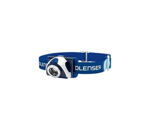 Lommelykter  - Ledlenser SEO3 headlamp, 100 lumen, Blue (Special Edition) - 6003-B