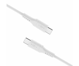 USB - FIXED LIQUID Silicone cable 60W USB-C/C 2m White - FIXDLS-CC2-WH