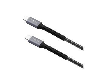 USB - FIXED ARMOR series 240W USB-C/C braided cable 2m Grey - FIXDA-CC2-GR