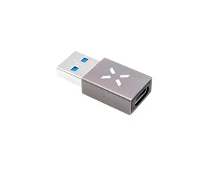 USB - FIXED LINK USB-A Male to USB-C Female adapter Grey - FIXA-CU-GR