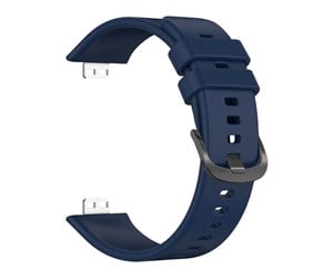 Smartklokke - Tilbehør - FIXED Silicone Strap for Huawei Watch FIT Blue - FIXSSTB-1054-BL